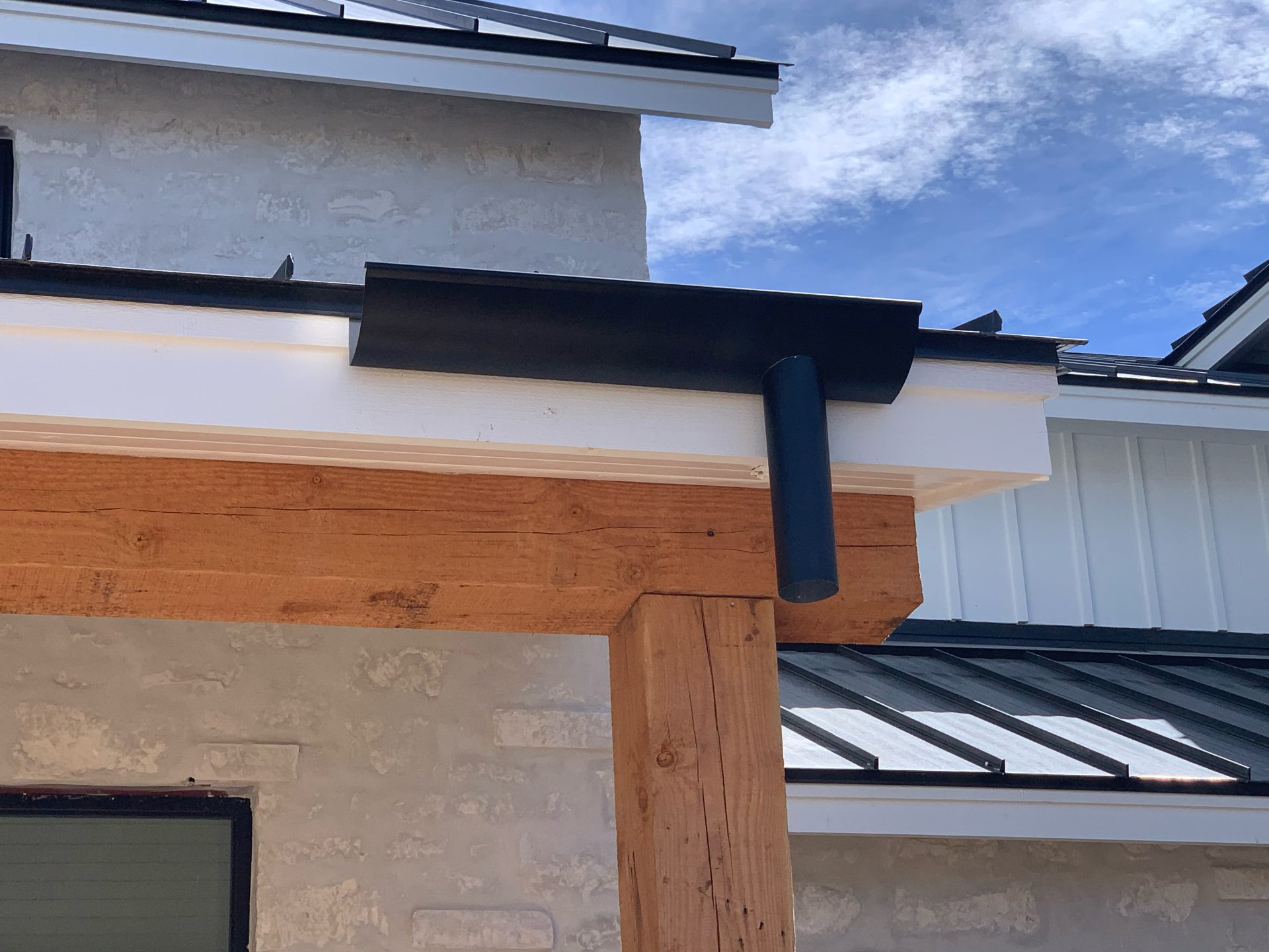 quarter round seamless gutters