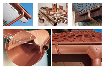 Austin Seamless Copper Gutter