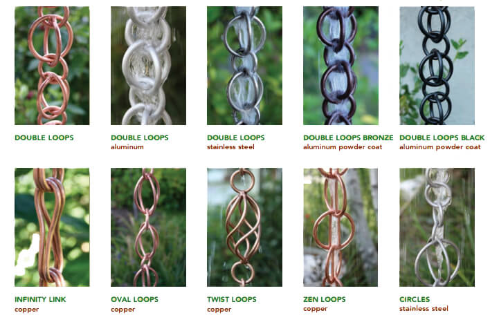 Austin Gutter Rain Chain