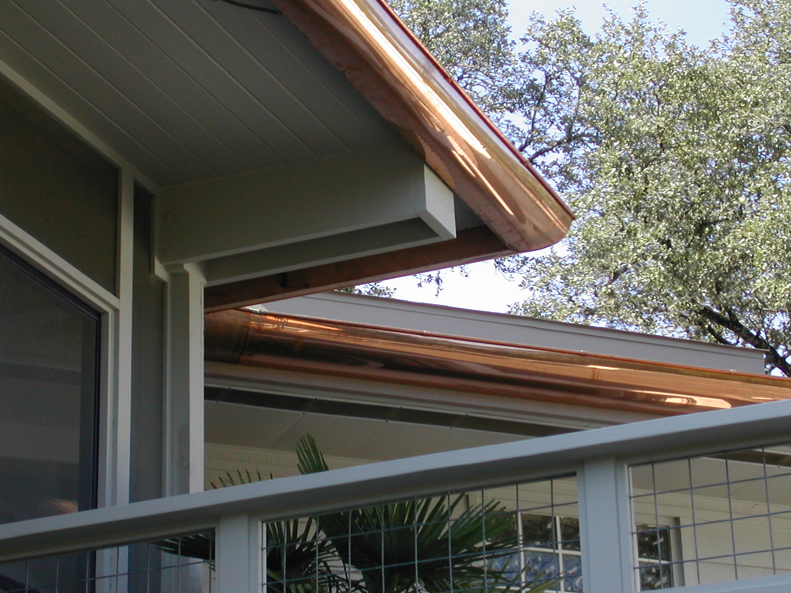 copper gutters