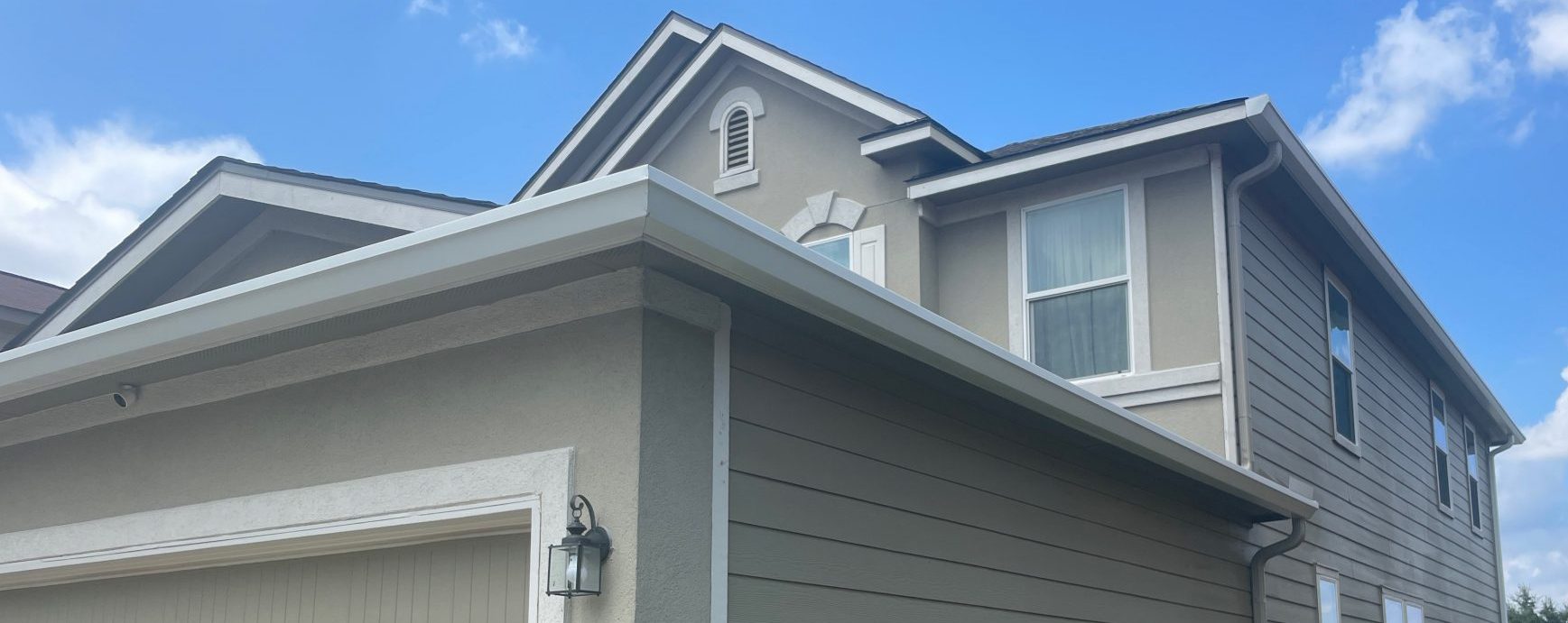 Straight Face 6in Seamless Gutters